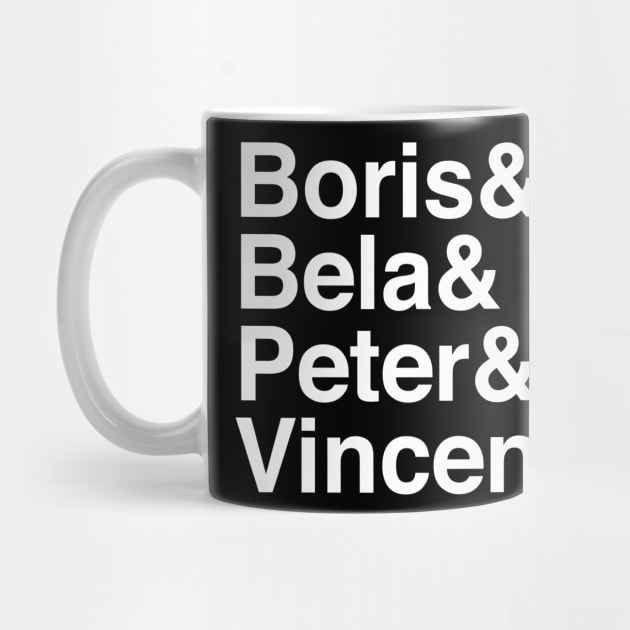 Boris & Bela & Peter & Vincent by becauseskulls